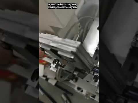 280W 220V 110V Automatic Cable Half folding Labeling Machine, Tubular Long Wire And Cable align Labe