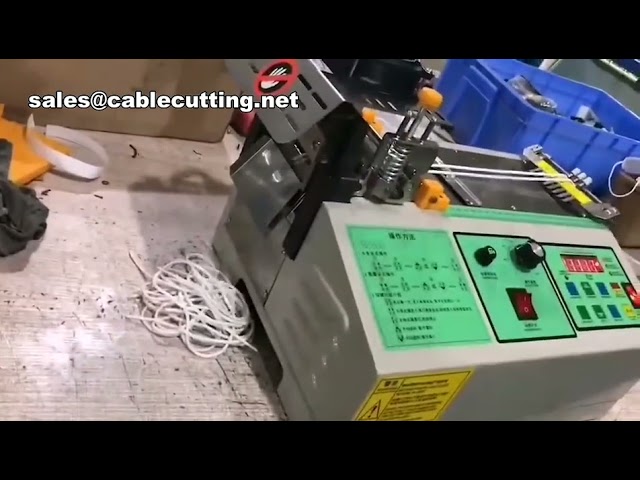 Μηχανή Κοπής Ελαστικών Θηλειών, Μηχανή Κοπής Ελαστικών Θηλειών, Κοπή Θηλειών