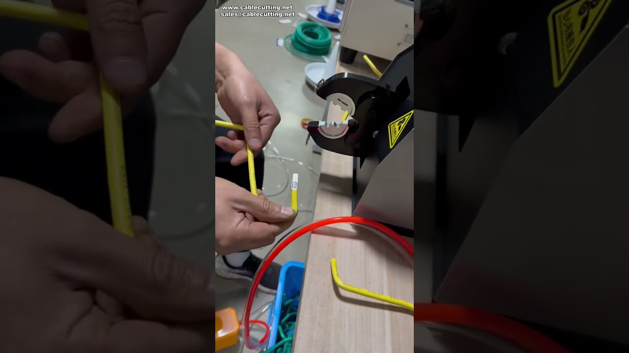 Ισχυρή Πνευματική Μηχανή Κρίπινγκ για Ακροδέκτες έως 300 mm² | Εργοστασιακός Αυτοματισμός