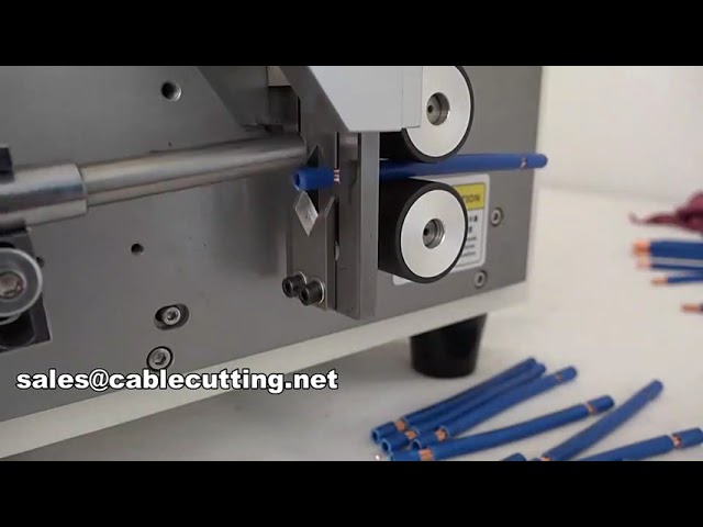 touch screen control jacket cable wire cutting stripping machine WPM-HT2S