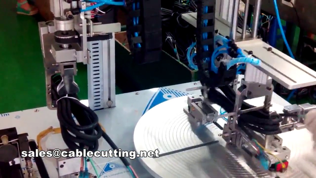 Large power cord 8 type automatic winding cable tie twist machine