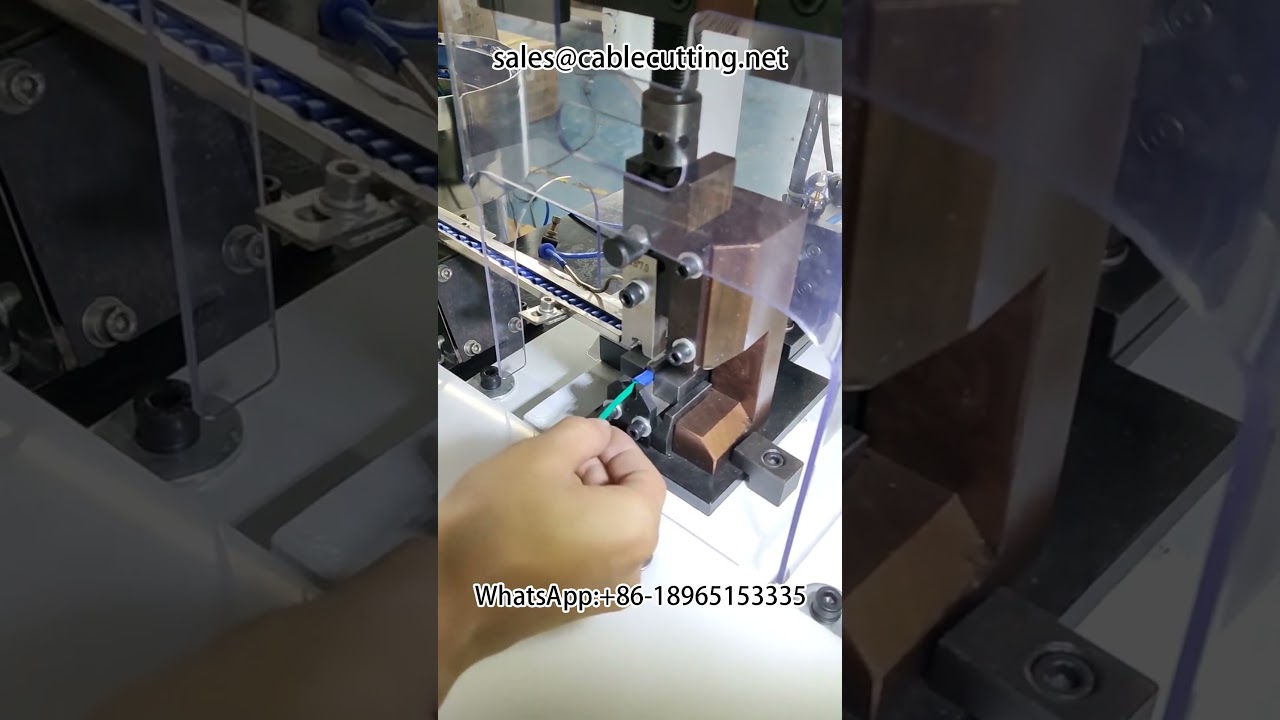 Bulk terminals semi automatic terminal machine #crimping machine #harness processing automation Equi