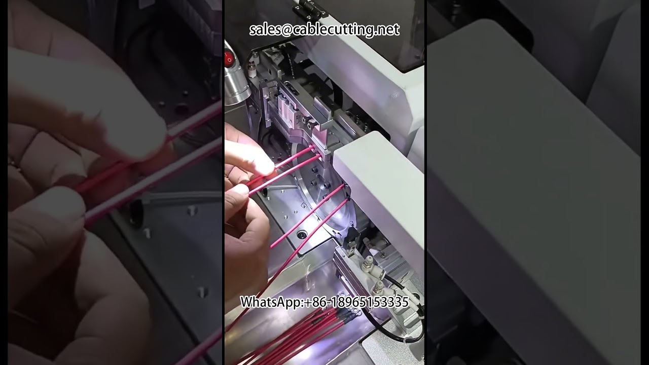 Automatic feeding heat shrinkable sleeve cutting heat shrinkable heat shrinkable automotive wire