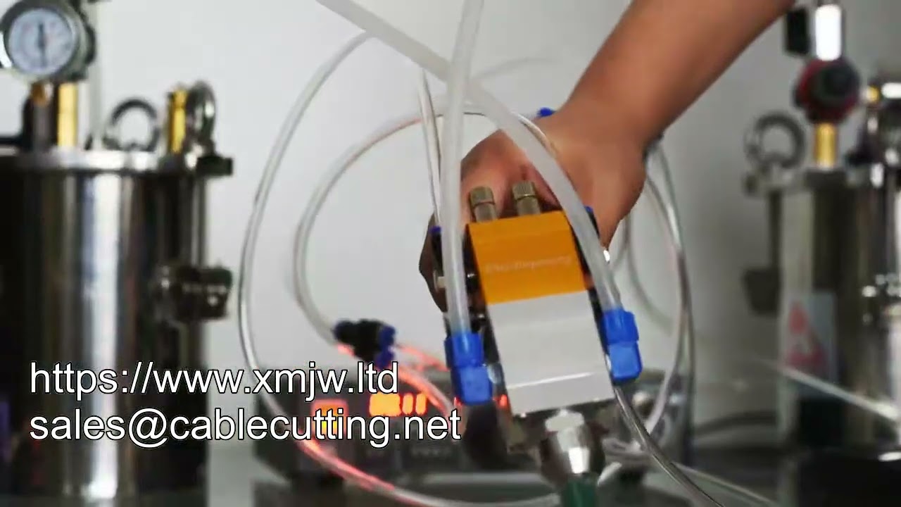 Epoxy Resin 11 Ab Glue Dual Barrel Dispenser Machine 2 type Semi automatic Epoxy Dispenser