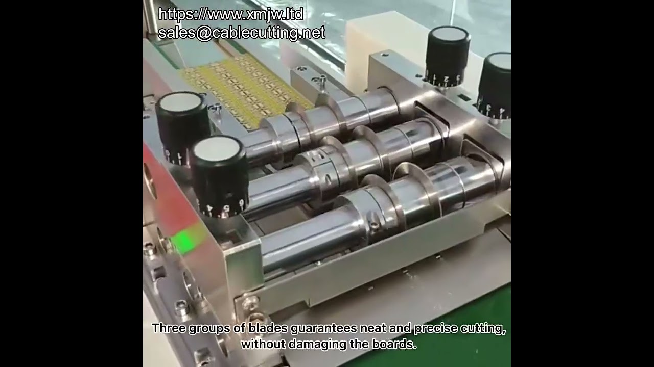 Multiple Blade Fr4 Pcb Led Pcb Board Depaneling Machine V Scored Pcb Separator