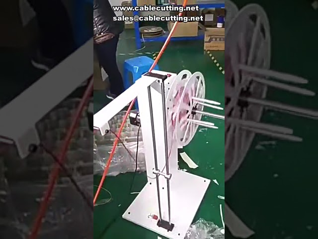 Automatic wire feeder, wire electronic wire sheathing wire pay off frame cutting wire pay off machin