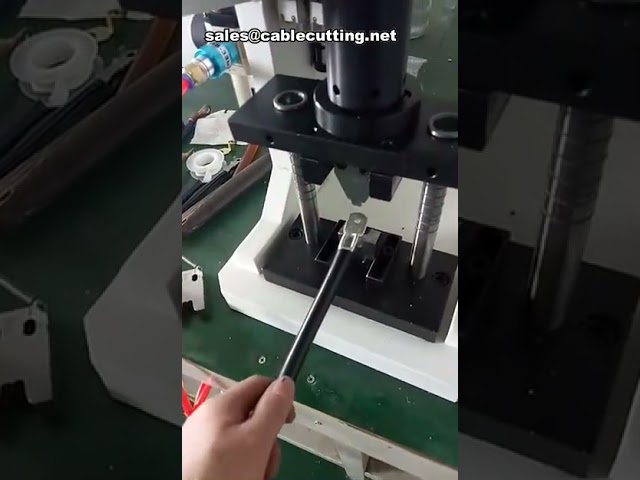 Die free And 10 T Pneumatic Hydraulic Cold Press Crimping Machine For New Energy Copper Terminal Lar