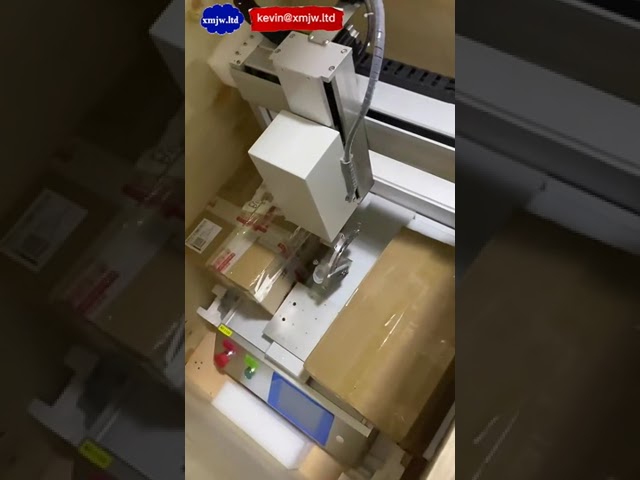 Αυτόματος Εύκαμπτος Περιστρεφόμενος Ρομποτικός Διανομέας Κόλλας 4 Αξόνων Μηχάνημα Διανομής Κόλλας