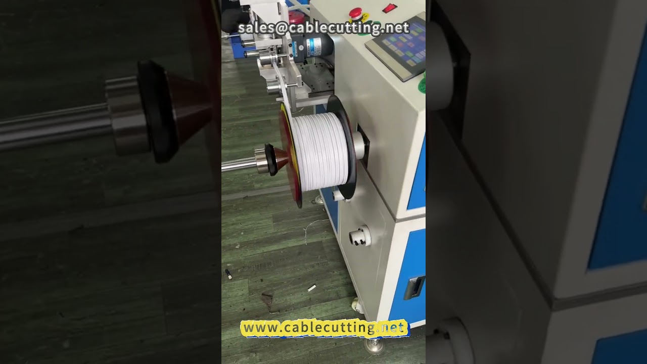 Flat cable winding 100 meters #winding machine #wire processing #wire and cable #equipment manufactu