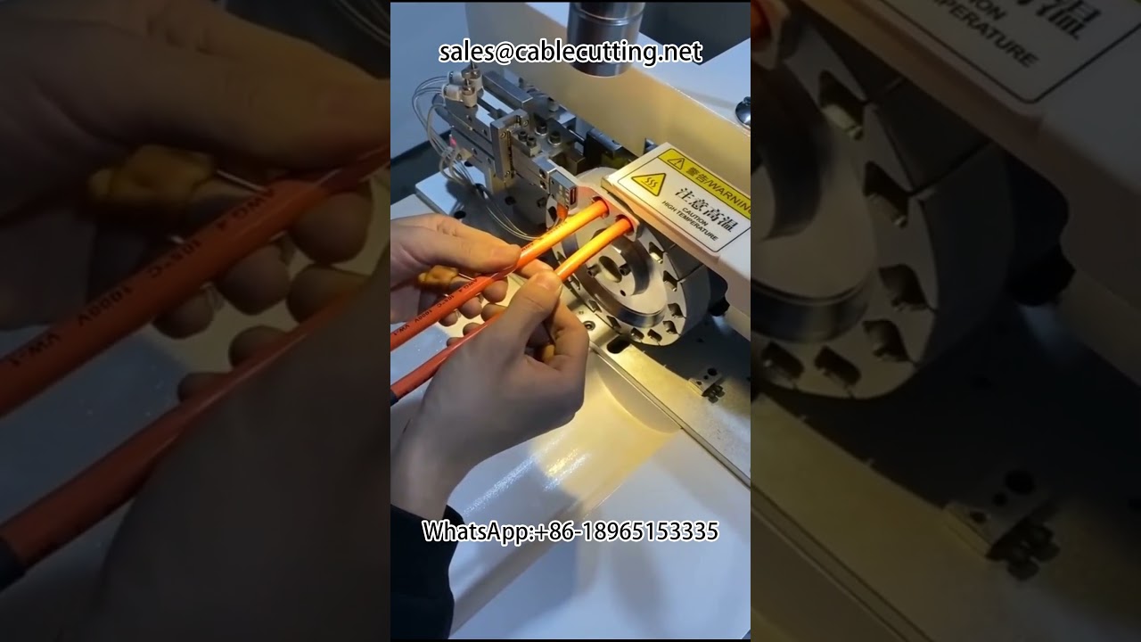 Wire harness processing terminal machine #automotive wire harness heat shrink machine #heat shrink s