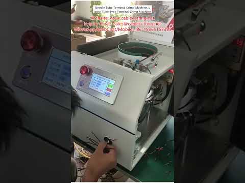 Μηχανή Σύμπτυξης Ακροδεκτών Βελόνας & Χαλαρού Σωλήνα | Αυτοματοποιημένη Παραγωγή Καλωδίων