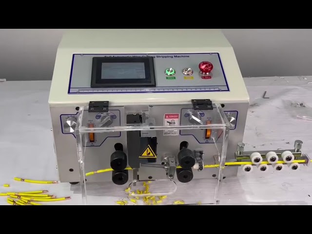 Μηχανή Κοπής & Απογύμνωσης Καλωδίων SWT-508 JE/JES 0-1.8mm² (AWG8-28) με Ισιωτικό - Αυτόματη Επεξεργασία