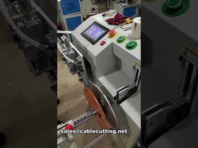 Αυτόματη μηχανή κοπής, περιέλιξης και δεσίματος καλωδίων WPM-18-45