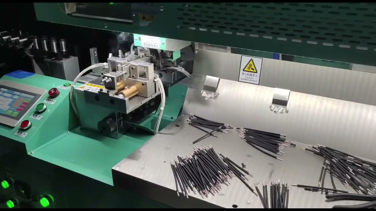 High Speed Wire Cutting Machine Thermal Stripping Working Real Shot Equipment Name