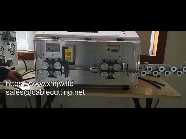Thick Round Multi Cores Jacket Cable Cutting And Stripping Machine