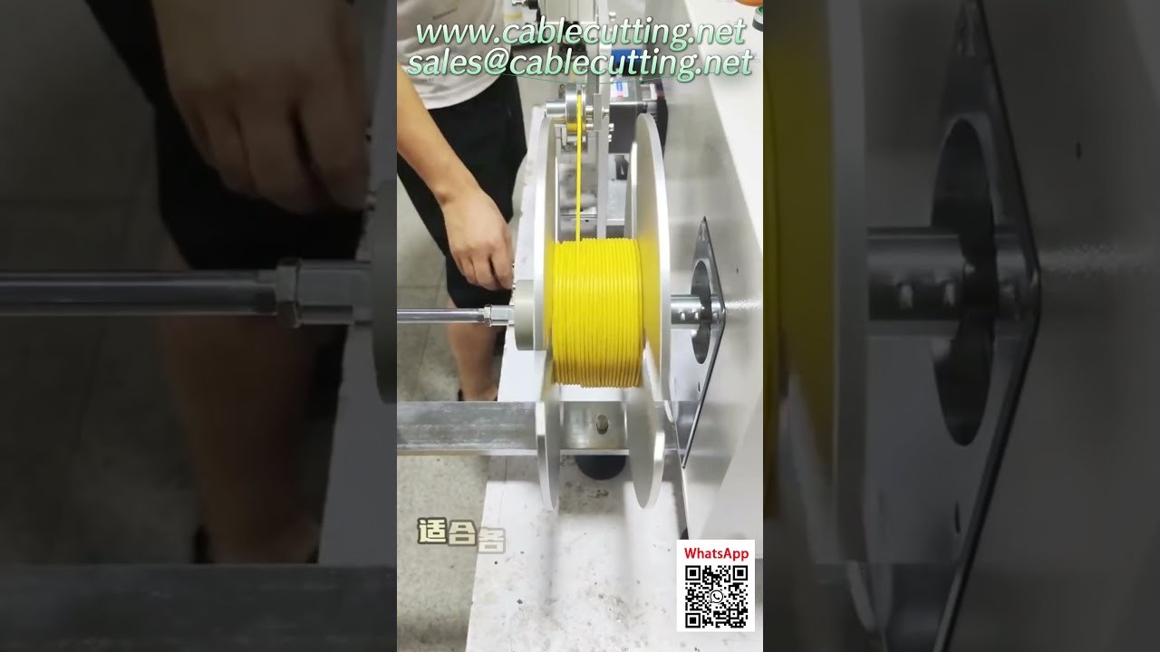 Precision Winding Machine for Fiber Optic and Flexible Cables  Meter & Spool Perfectly
