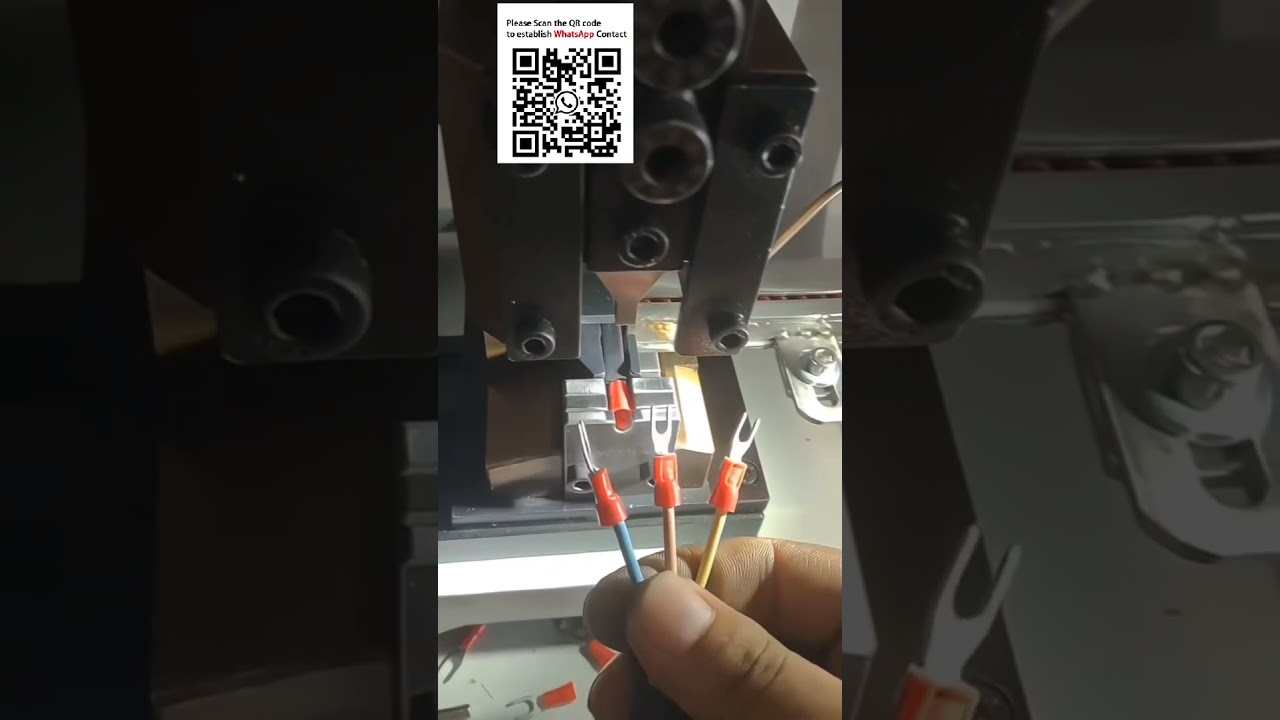 Semi Automatic Silent Loose Piece Terminal Crimping Machine with Vibrating Feeder UT Terminals