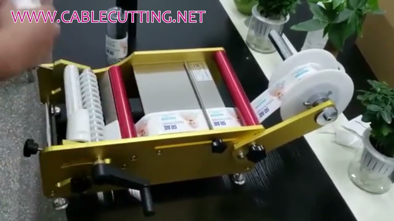 Manual Round Bottle Labeling Machine for Small Bottles, Bottle Mark L
